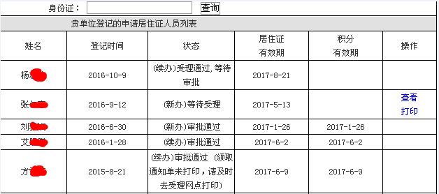 居住證積分成功通過(guò)